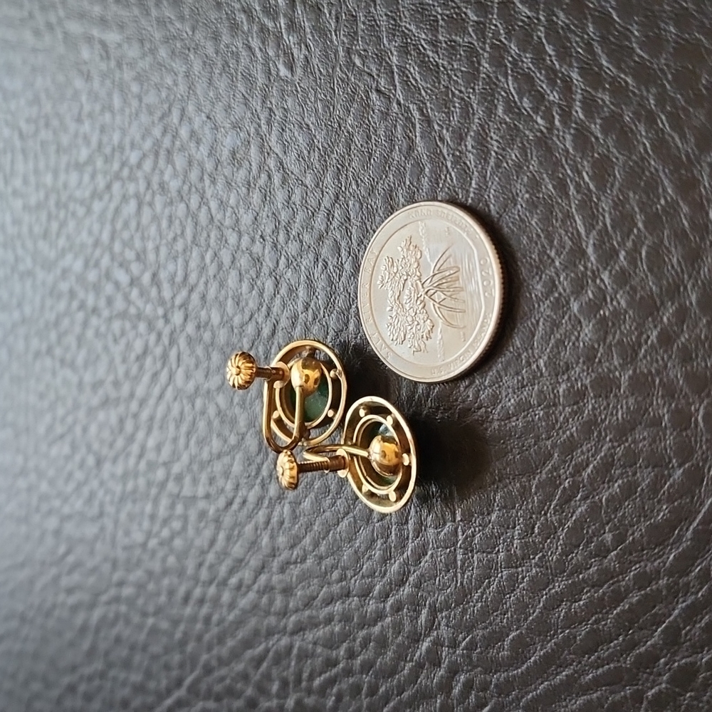 VTG screw-back earrings - Picture 7 of 7